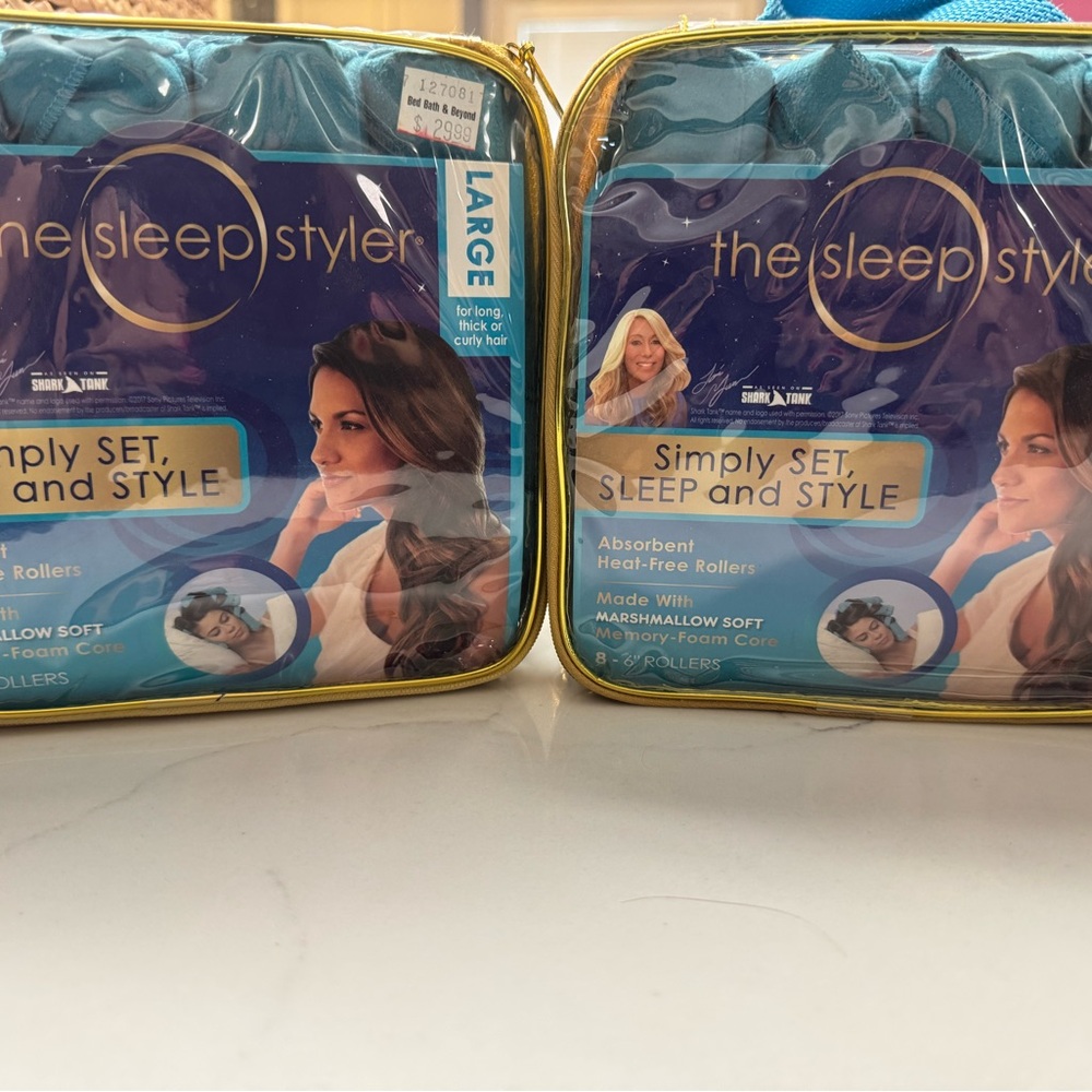 The Sleep Styler Heat-Free Rollers — never used